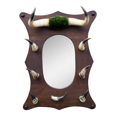 Longhorn Mirror, Furnishings, Decor, Mirror