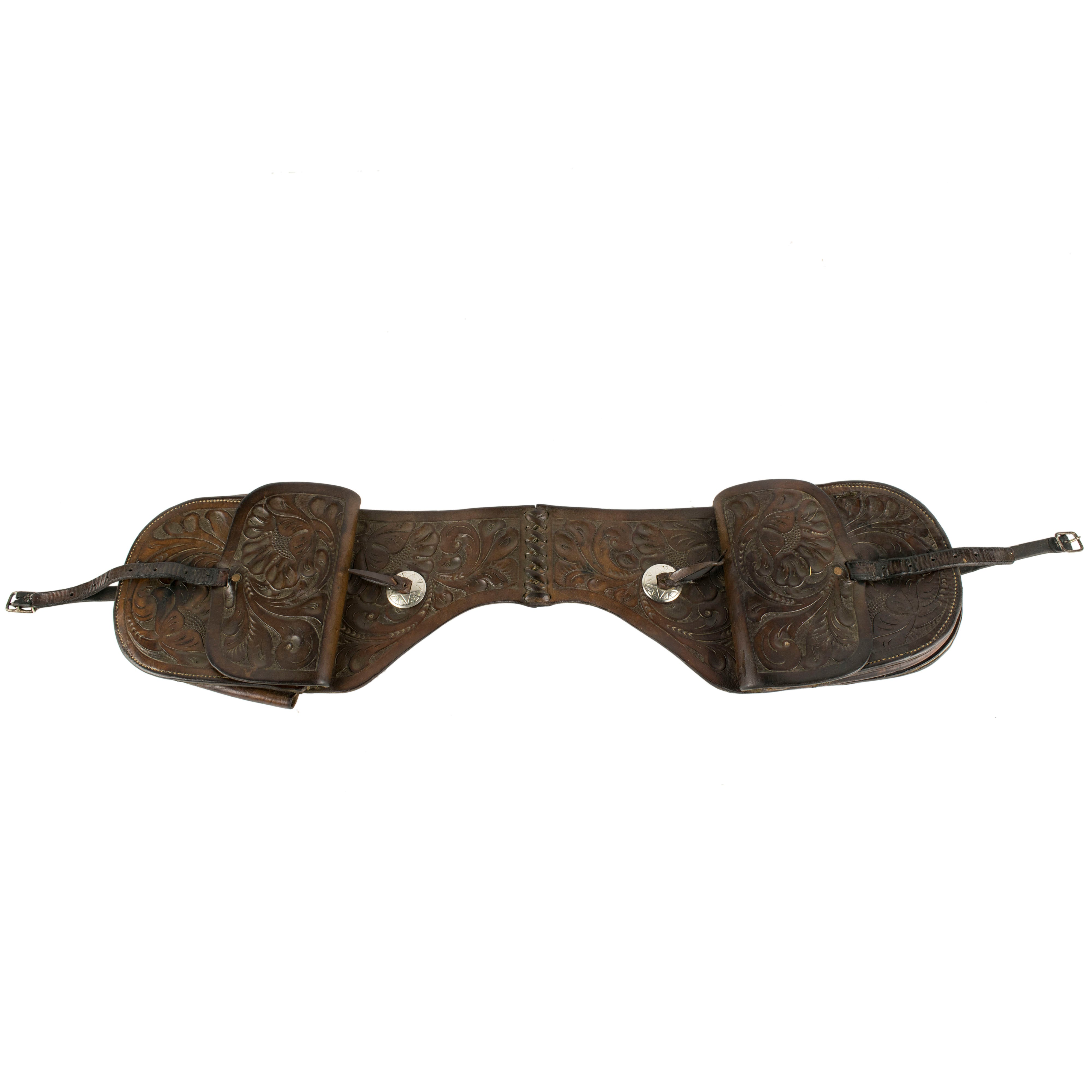 Tooled Saddle Bags, Western, Horse Gear, Saddle Bag