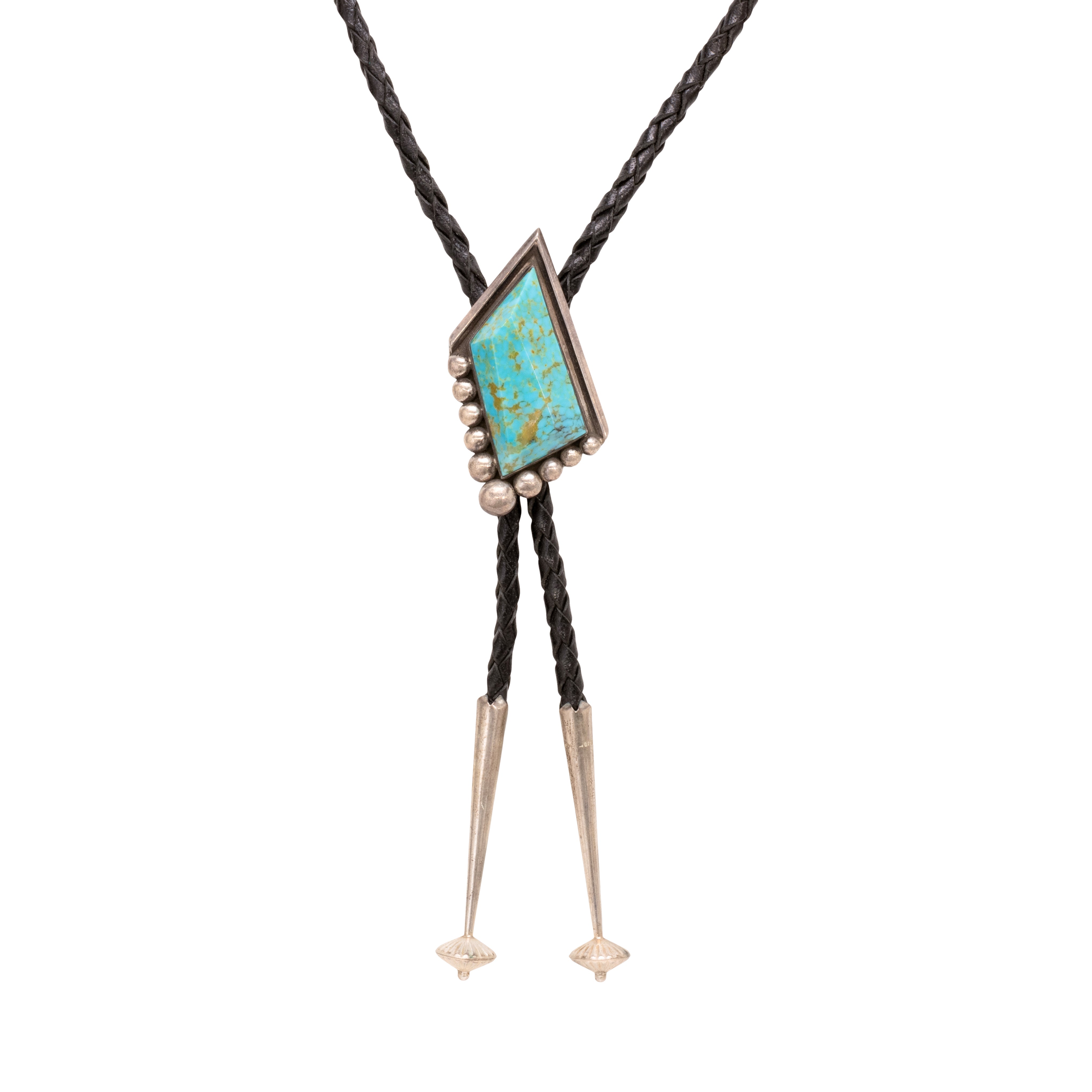 Blue Gem Bolo, Jewelry, Bolo Necktie, Native
