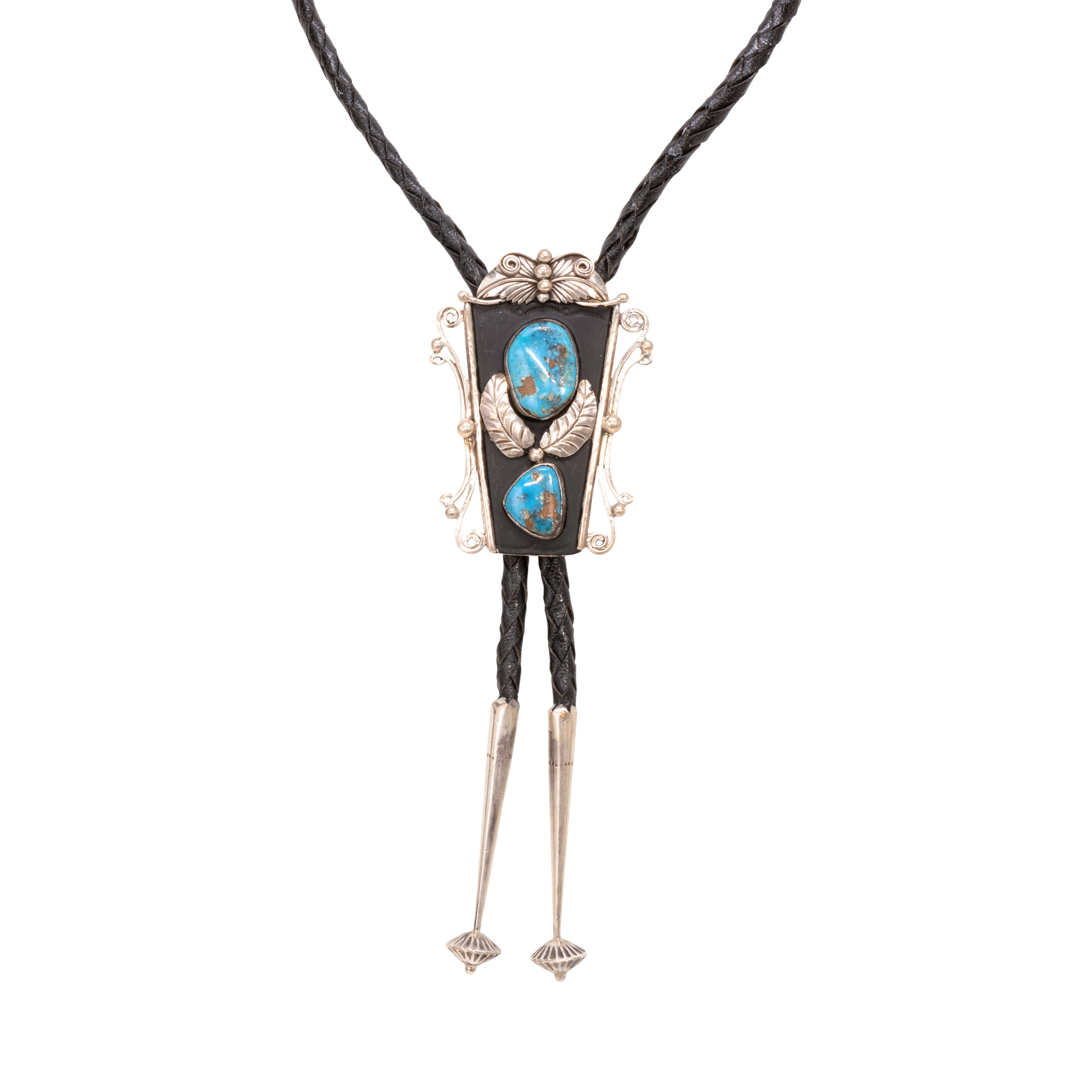 Turquoise Shadowbox Bolo, Jewelry, Bolo Necktie, Native