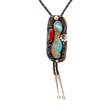 Navajo Blue Mountain Bolo, Jewelry, Bolo Necktie, Native