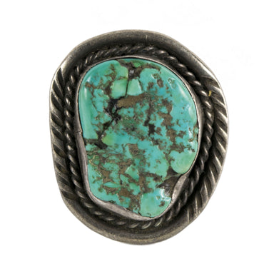 Morenci Turquoise Ring, Jewelry, Ring, Native