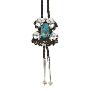 Turquoise and Sterling Bolo, Jewelry, Bolo Necktie, Native