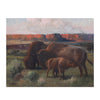 "Buffalo Family" by Charles Damrow, Fine Art, Painting, Wildlife