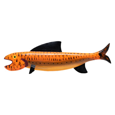 Folk Art Fish Sculpture, Furnishings, Decor, Carving