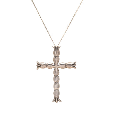 Sterling Silver Cross, Jewelry, Necklace, native