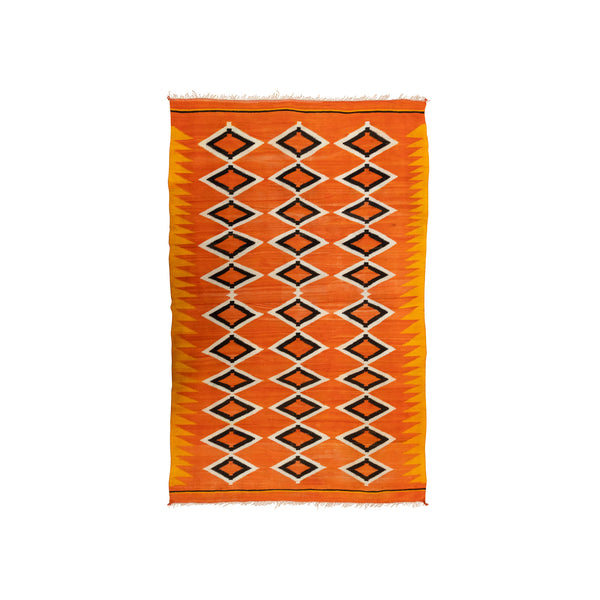 Navajo Transitional Serape, Native, Weaving, Serape