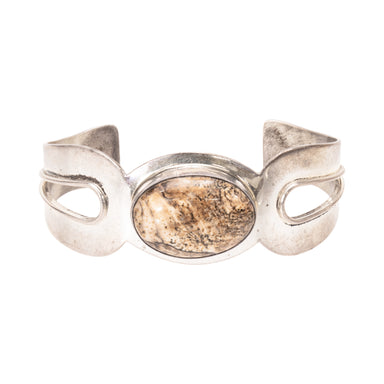 Navajo Leopardskin Jasper Bracelet, Jewelry, Bracelet, Native