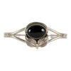 Navajo Onyx and Silver Bracelet, Jewelry, Bracelet, Native