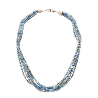 Six Strand Lapis Necklace, Jewelry, Necklace, Native