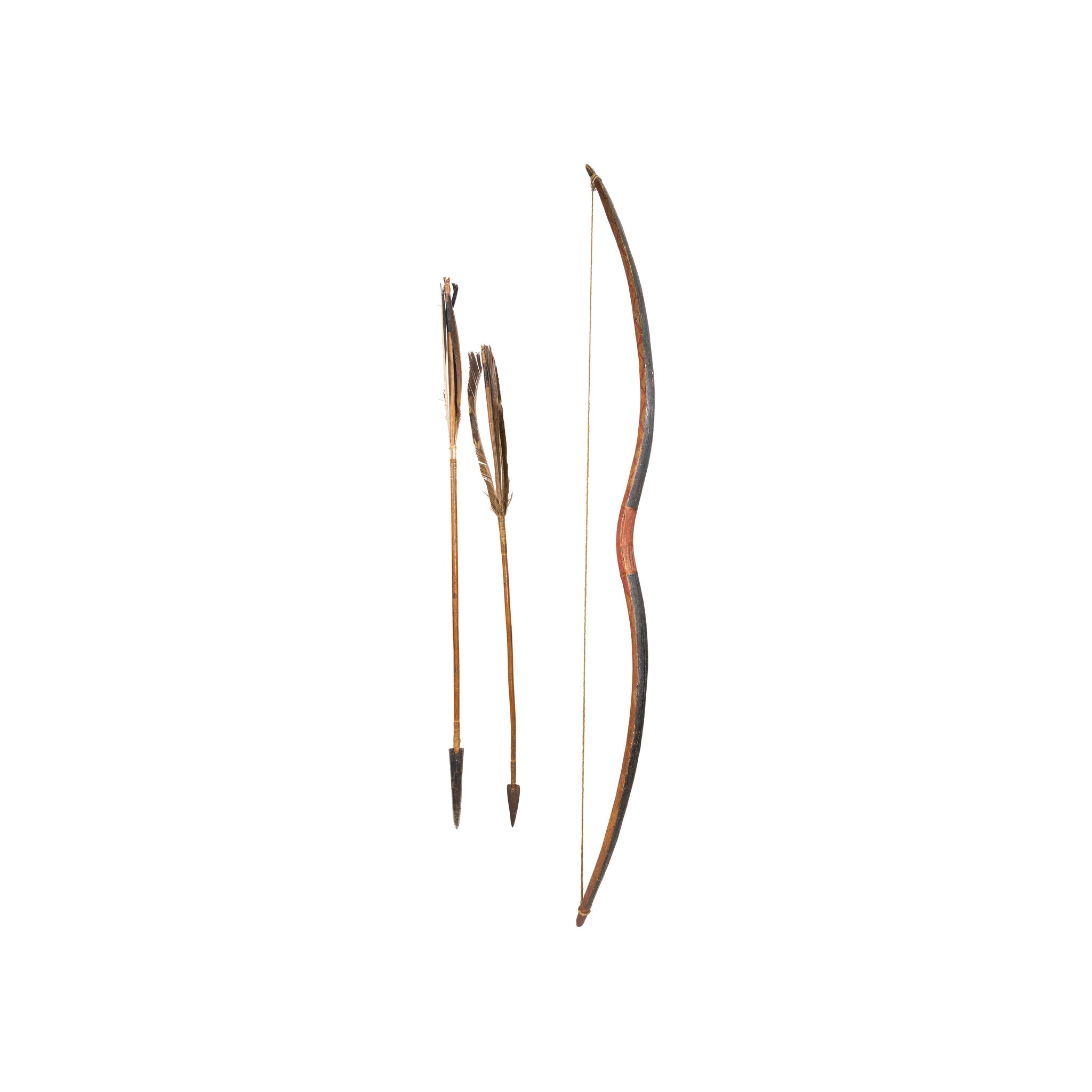 Northern Plains Bow, Native, Weapon, Bow and Arrow