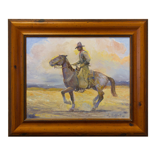 Old Blue on a Cold Morning by Jim Carkhuff