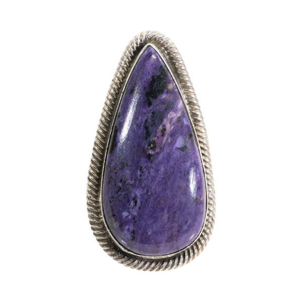 Charoite and Sterling Ring, Jewelry, Ring, Native