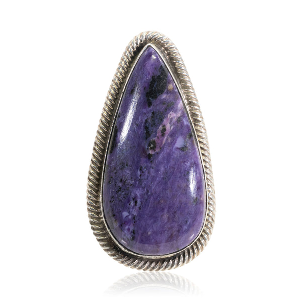 Charoite and Sterling Ring, Jewelry, Ring, Native