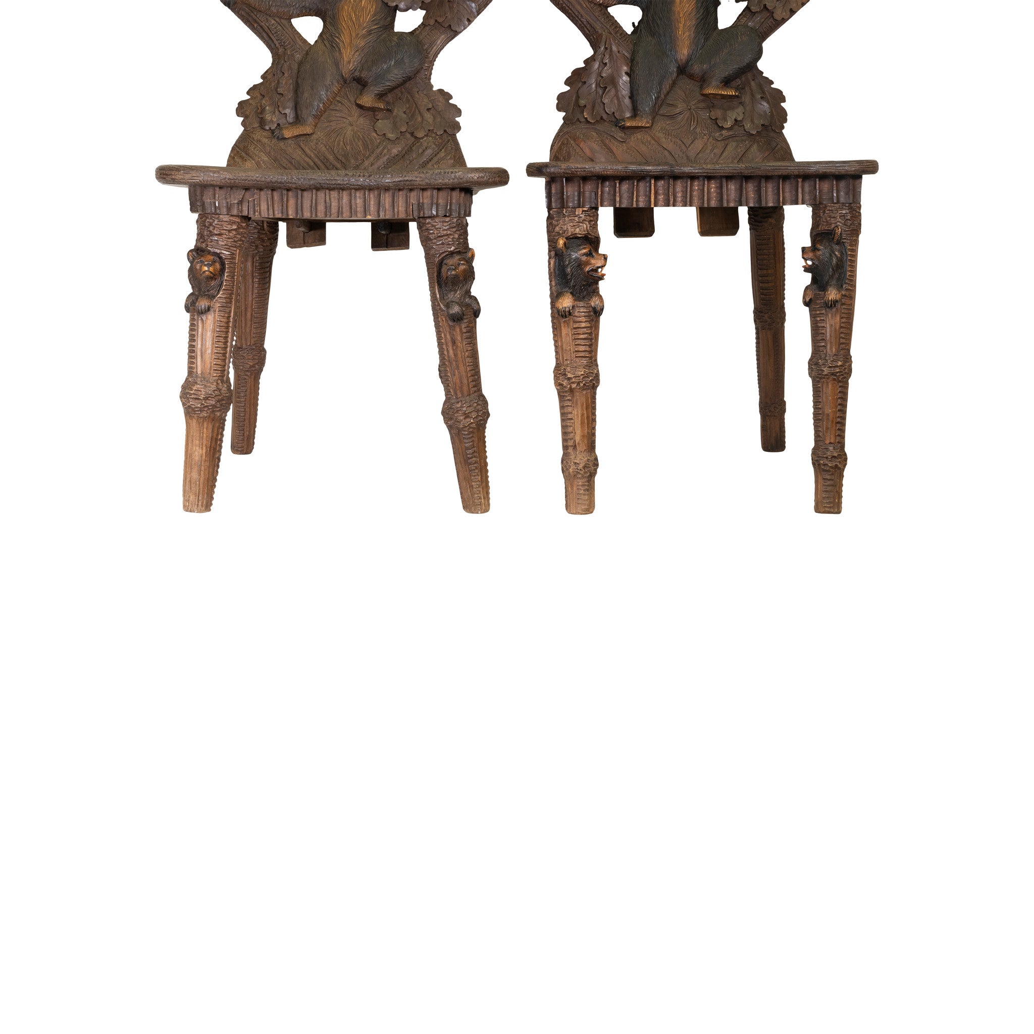 Black Forest Bear Chairs