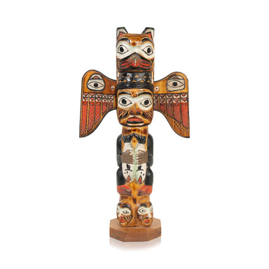 Alaskan Totem, Native, Inspired Art, Totem