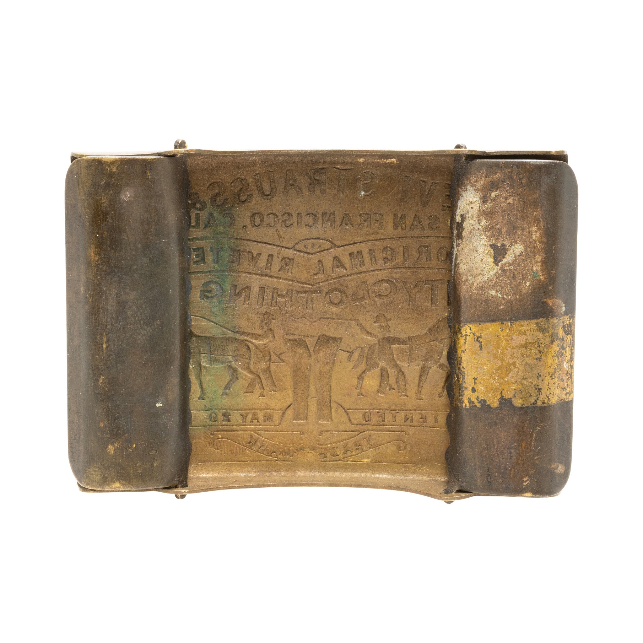 Levi Strauss & Co. Brass Belt Buckle