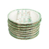 French Majolica Asparagus Plates
