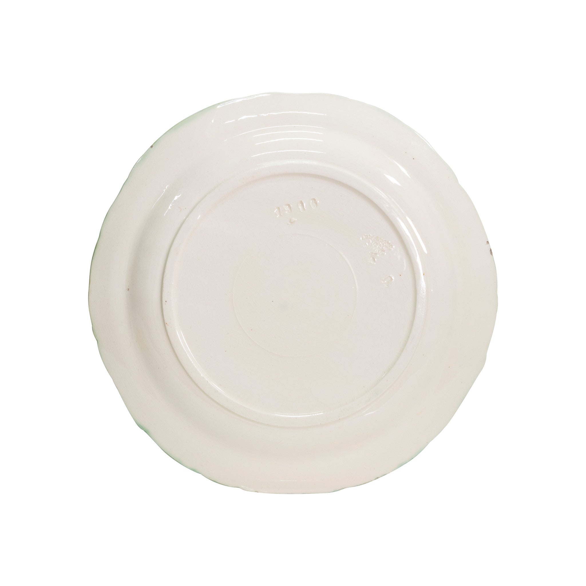 French Majolica Asparagus Plates