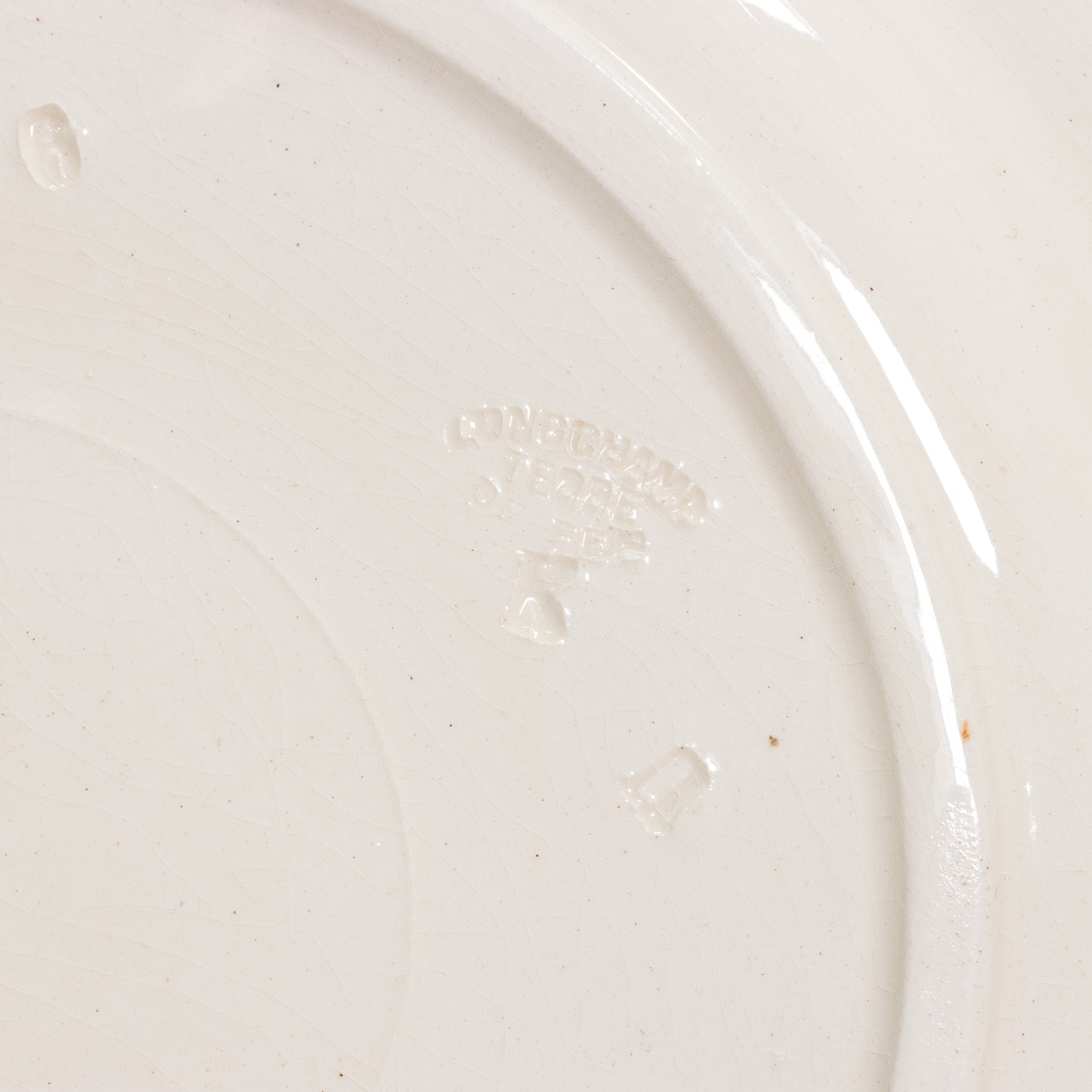 French Majolica Asparagus Plates