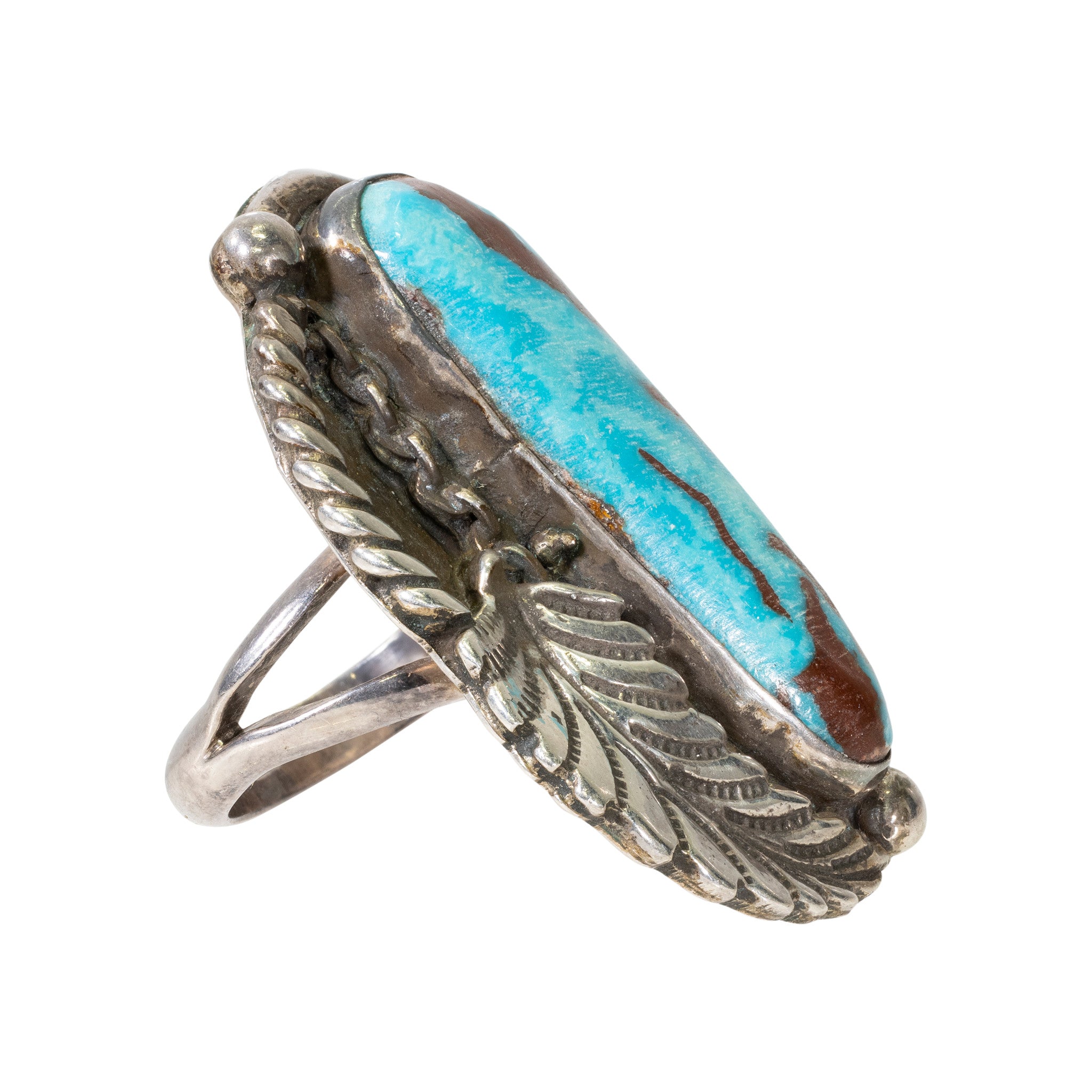 Turquoise and Sterling Ring