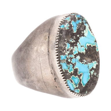 Turquoise and Sterling Ring, Jewelry, Ring, Native