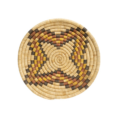 Hopi Woven Plaque, Native, Basketry, Plate