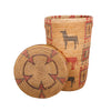 Jicarilla Apache Lidded Basket