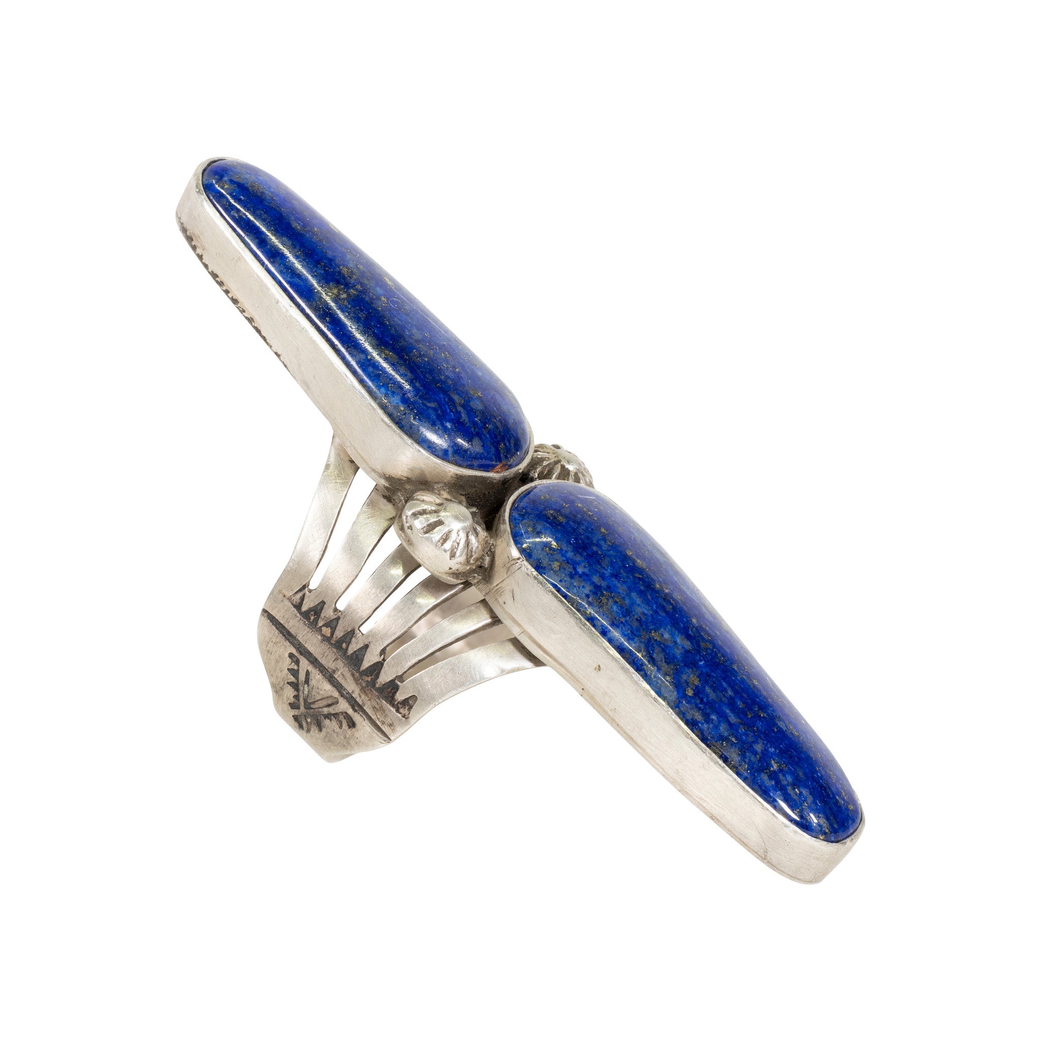 Navajo Lapis and Sterling Ring