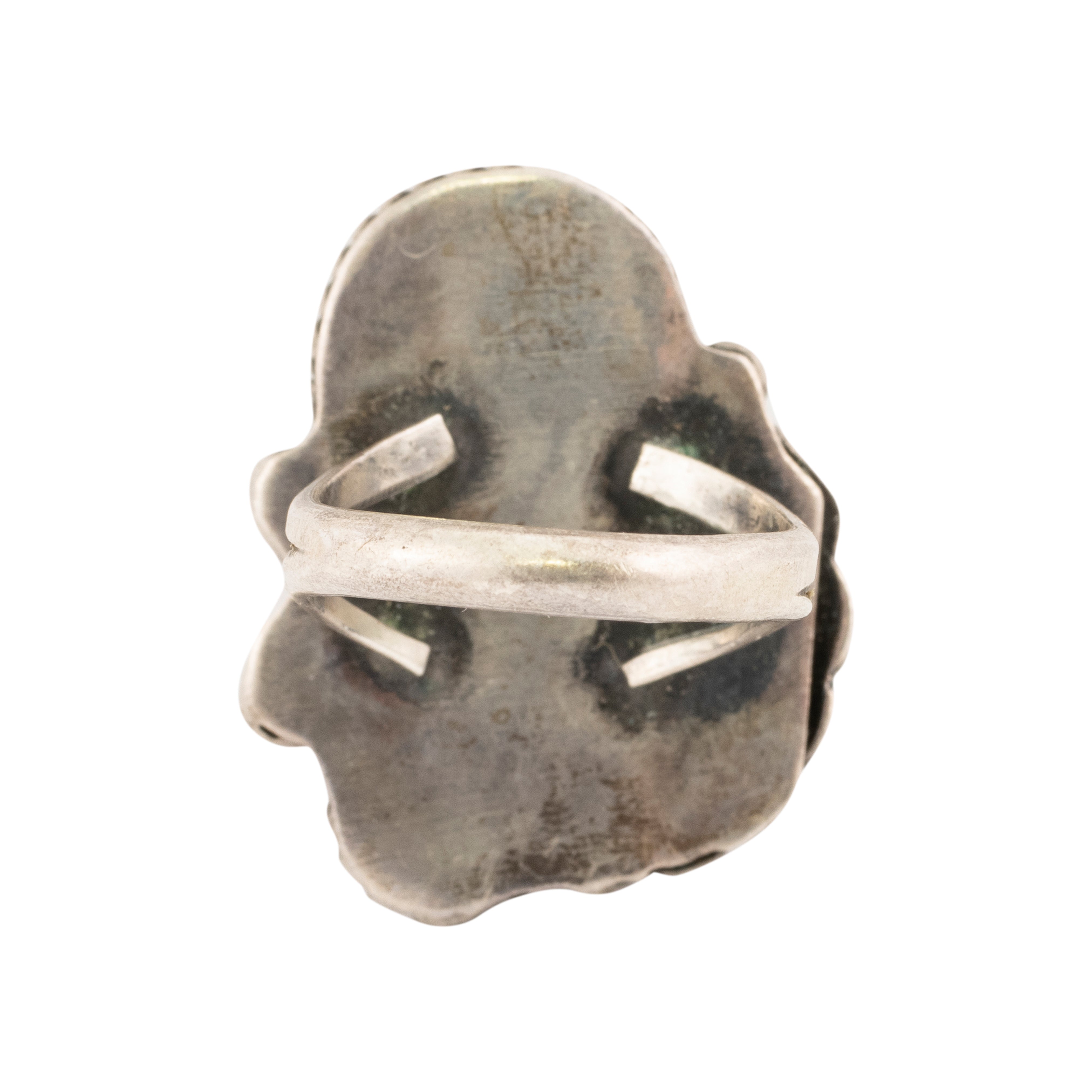 Turquoise and Coral Ring