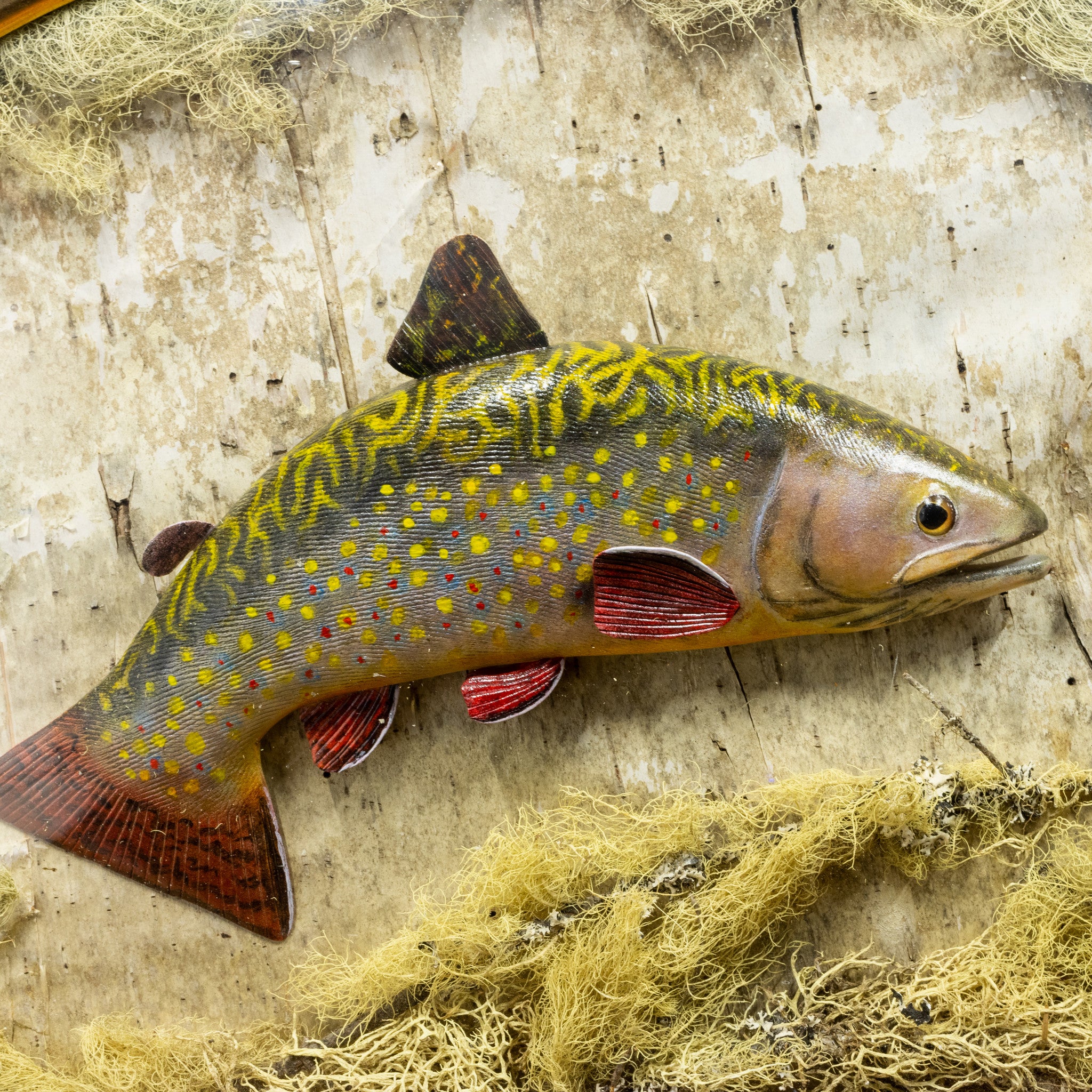 Paul Harrison Carved and Painted Trout