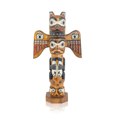 Alaskan Totem, Native, Carving, Totem Pole