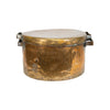 Hammered Copper Lidded Cauldron