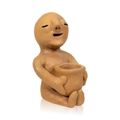 Tesuque Rain God, Native, Pottery, Historic