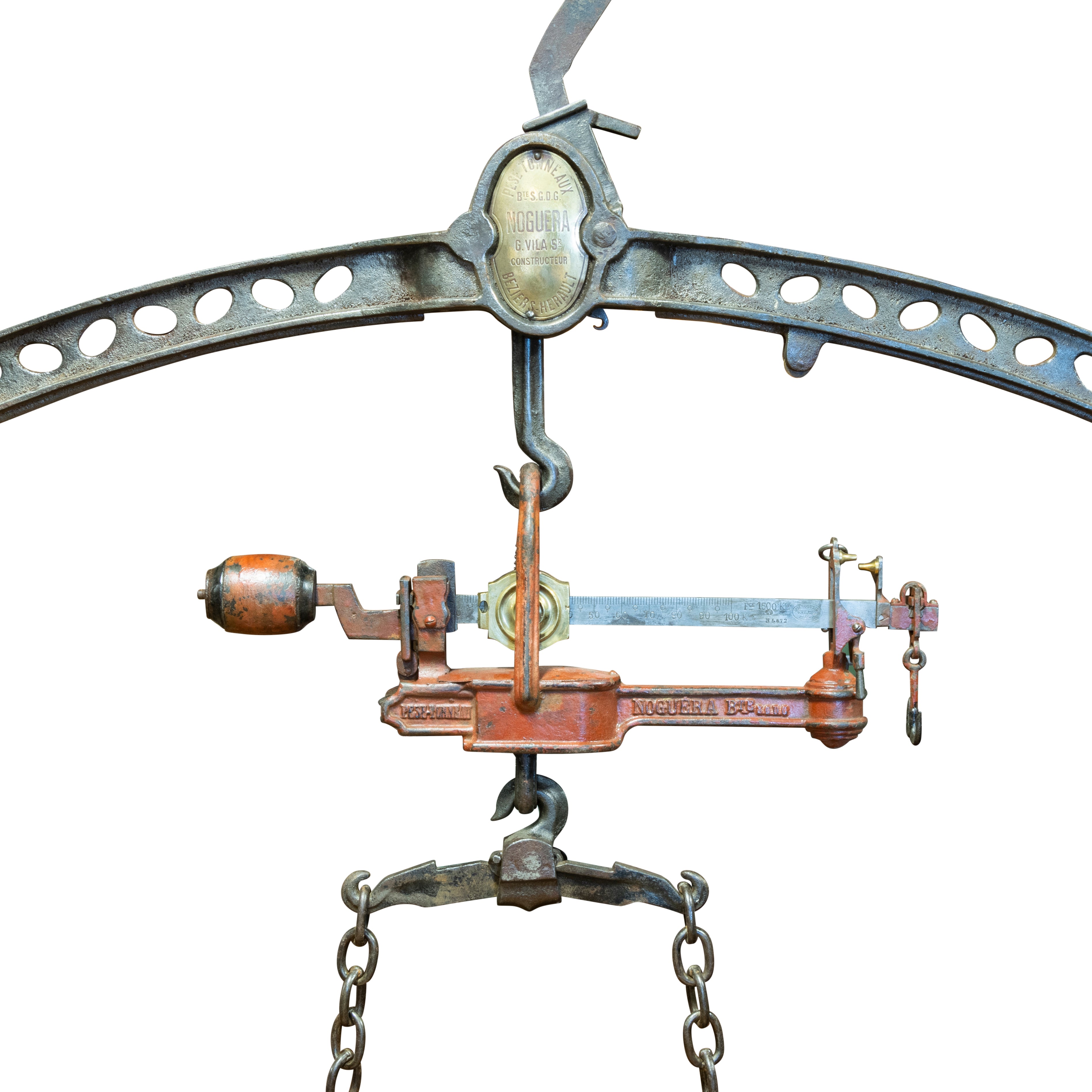 French Wine Scale With Barrel