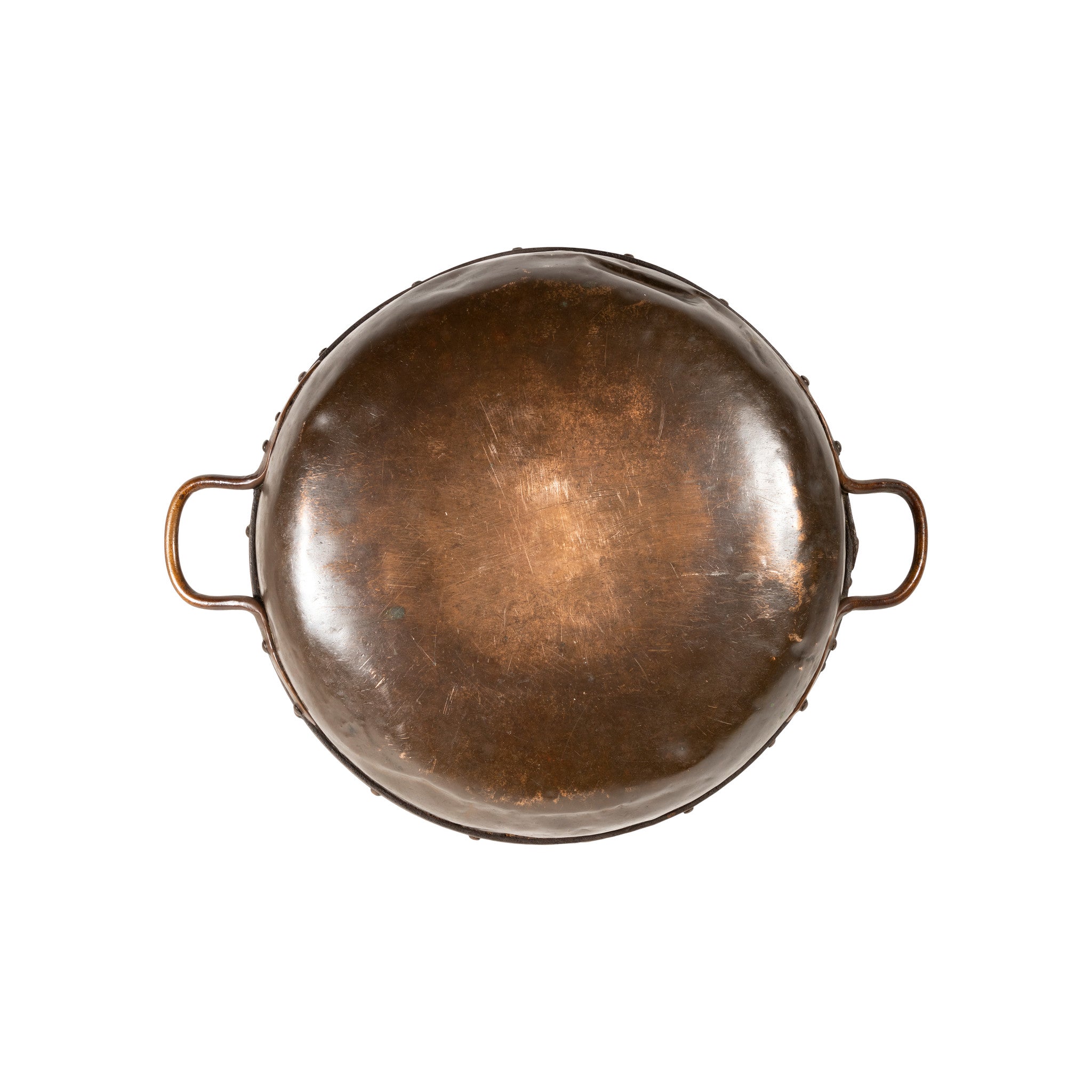 French Copper Handled Bowl
