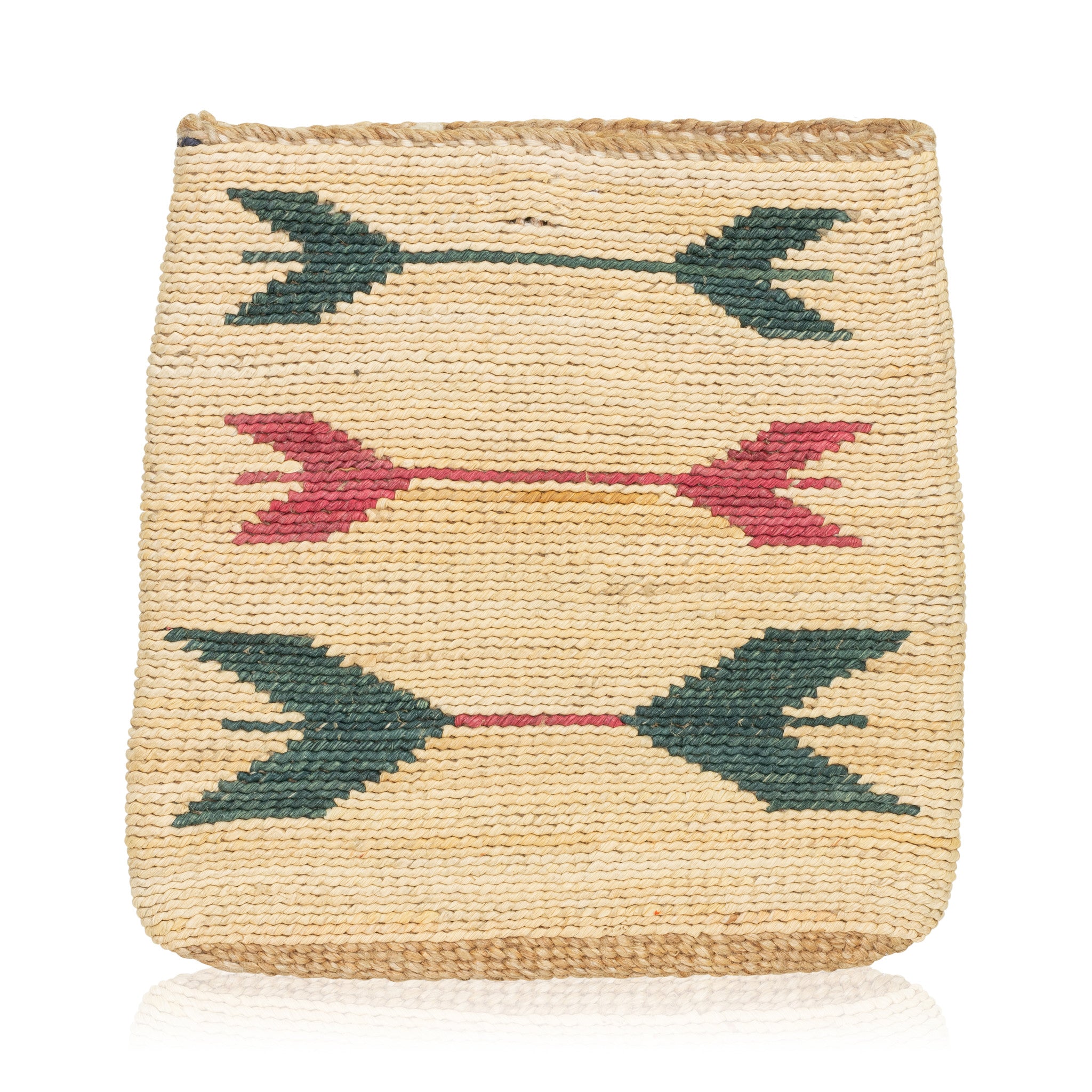 Nez Perce Corn Husk, Native, Basketry, Corn Husk