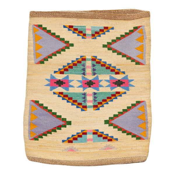 Nez Perce Corn Husk, Native, Basketry, Corn Husk