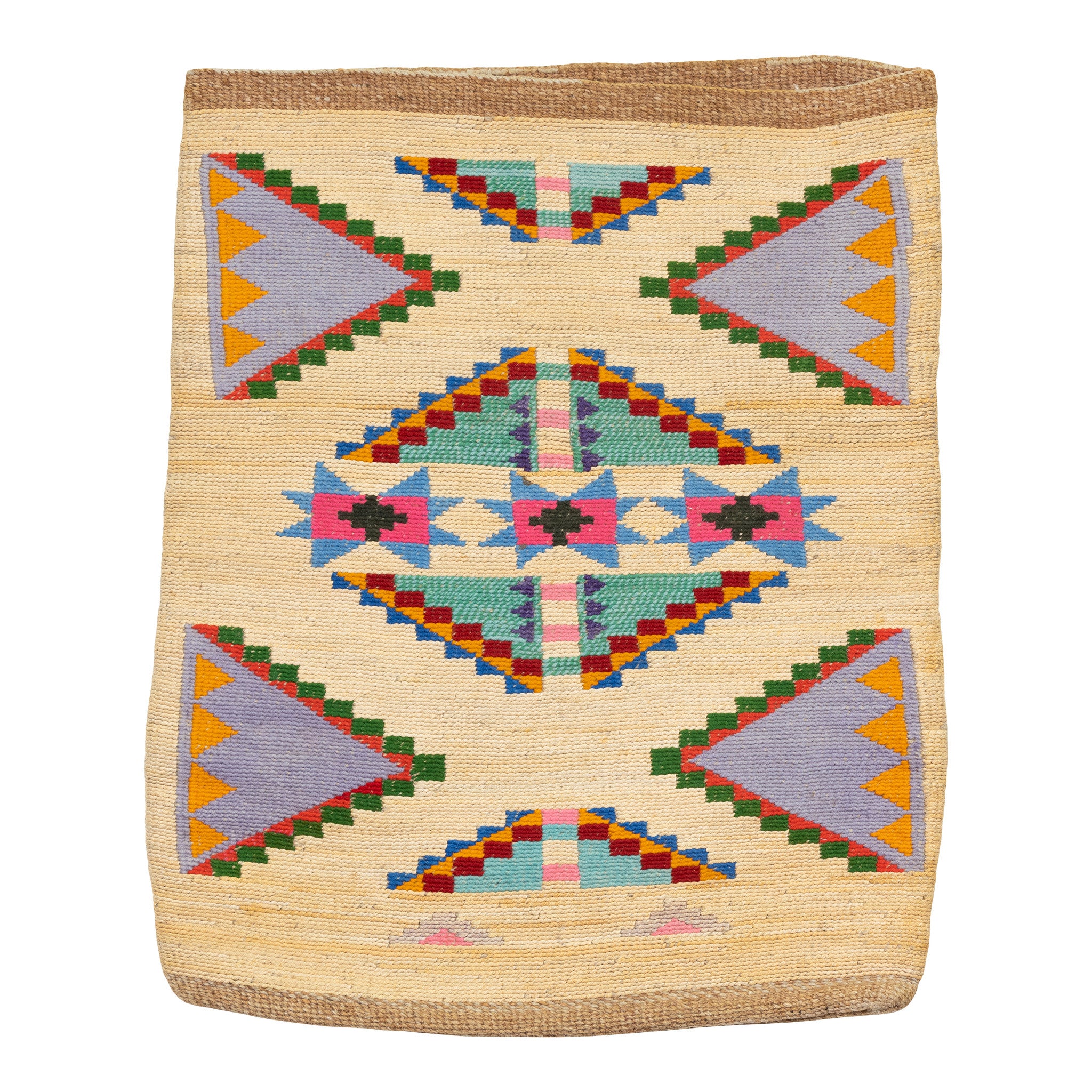 Nez Perce Corn Husk, Native, Basketry, Corn Husk