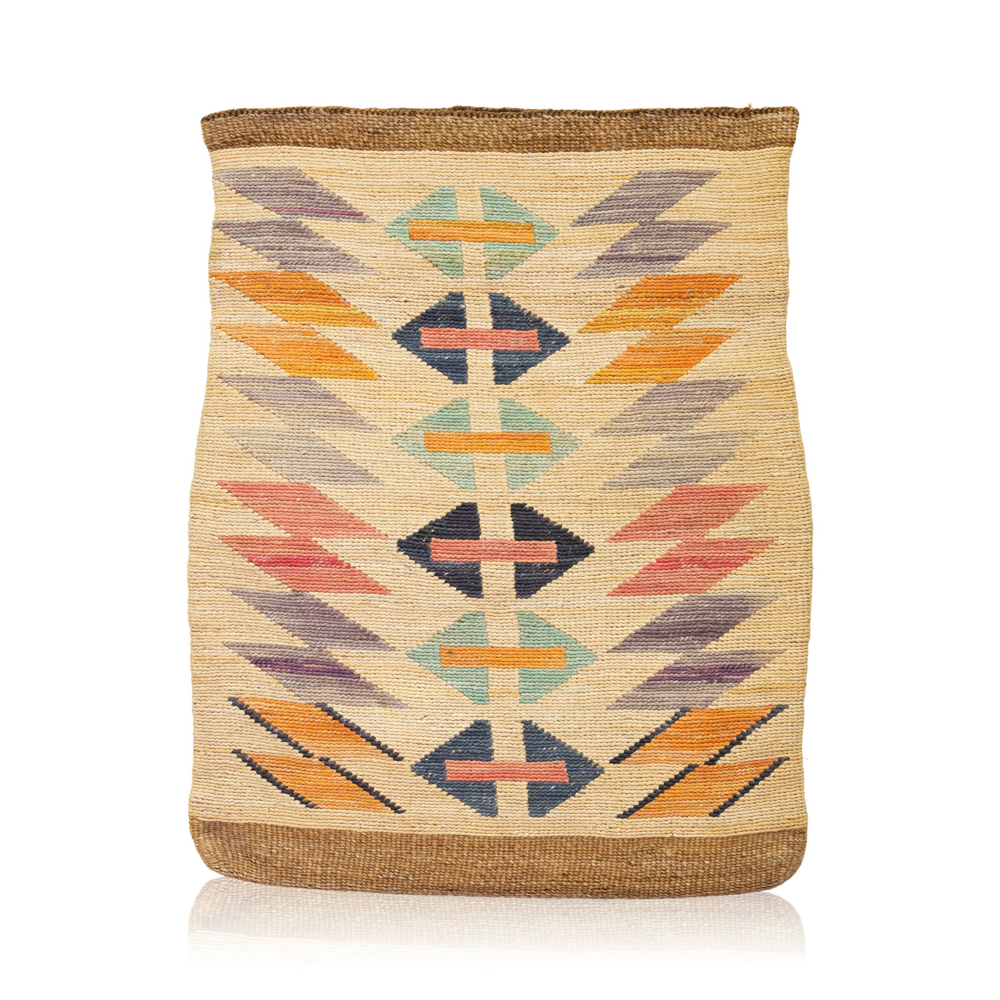 Nez Perce Corn Husk, Native, Basketry, Corn Husk