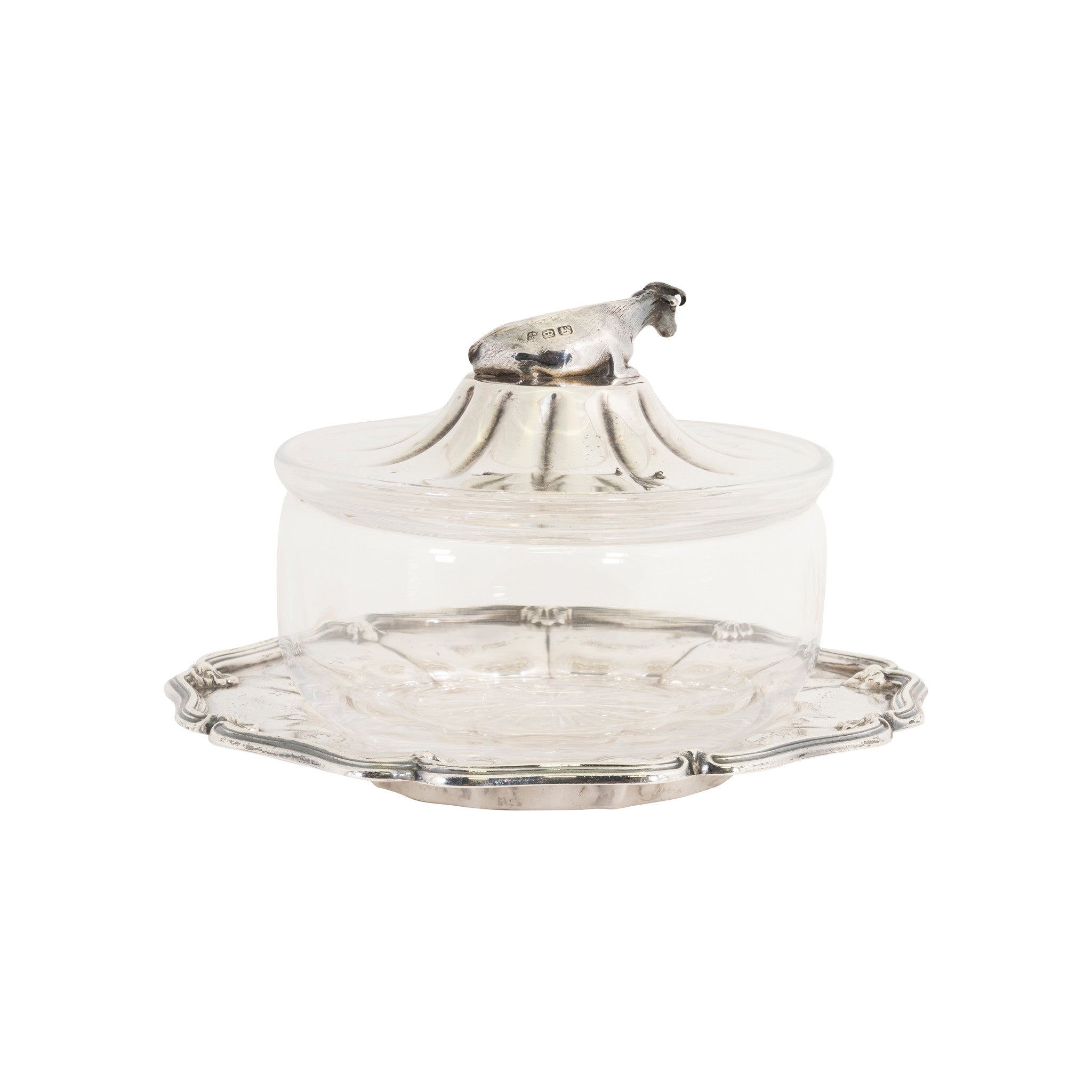 Victorian Sterling Butter Dish