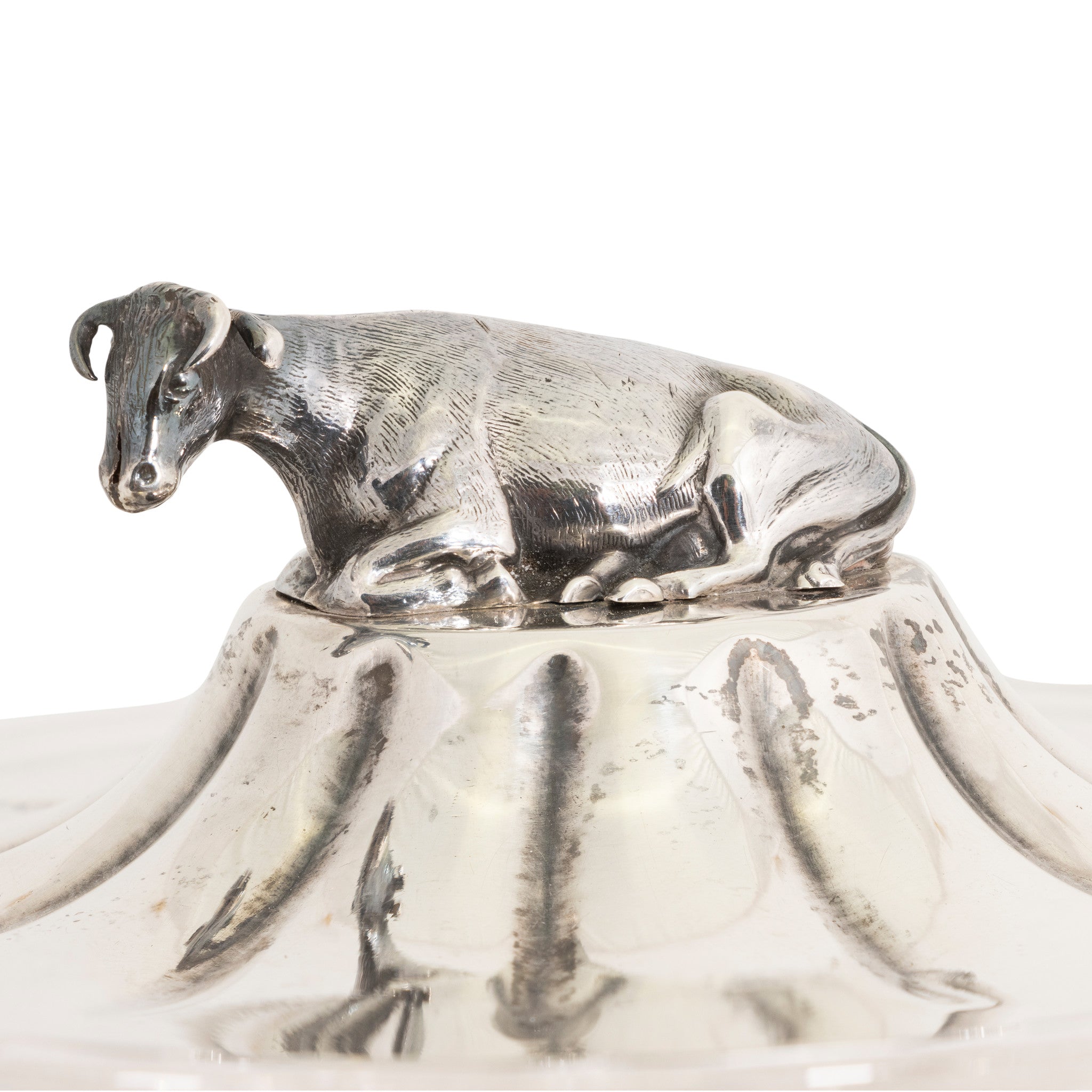 Victorian Sterling Butter Dish