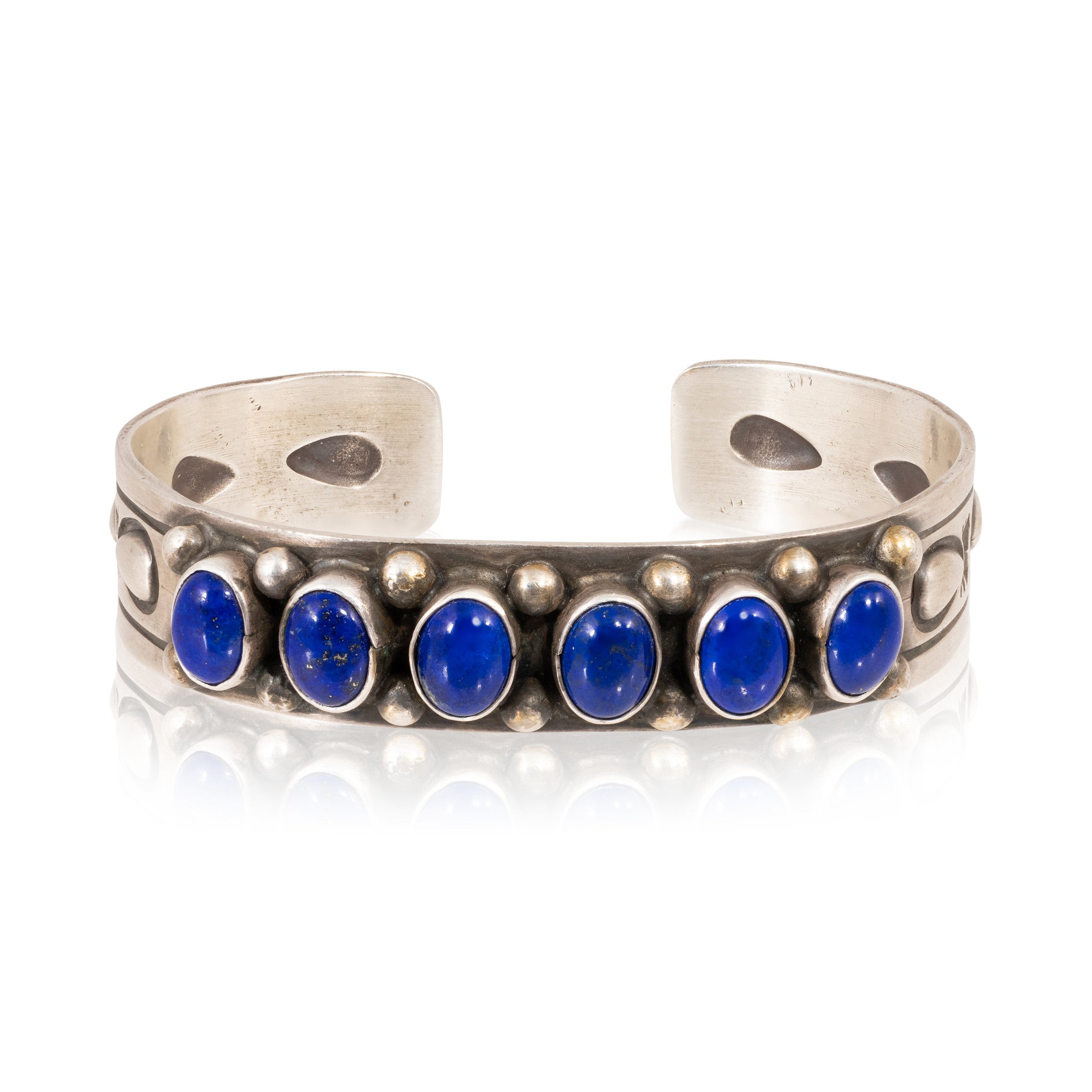 Navajo Lapis Bracelet, Jewelry, Bracelet, Native