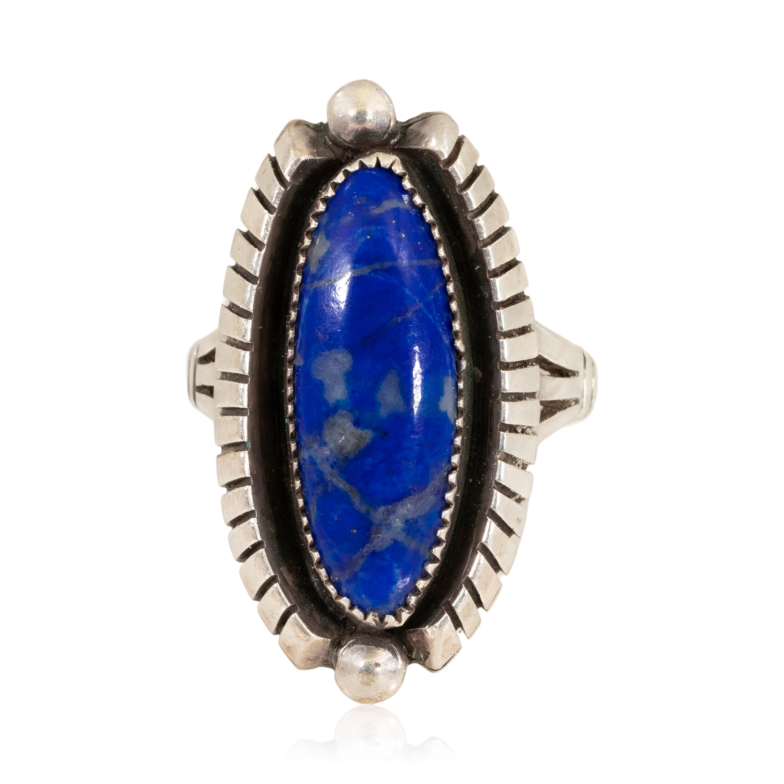 Navajo Lapis Ring, Jewelry, Ring, Native
