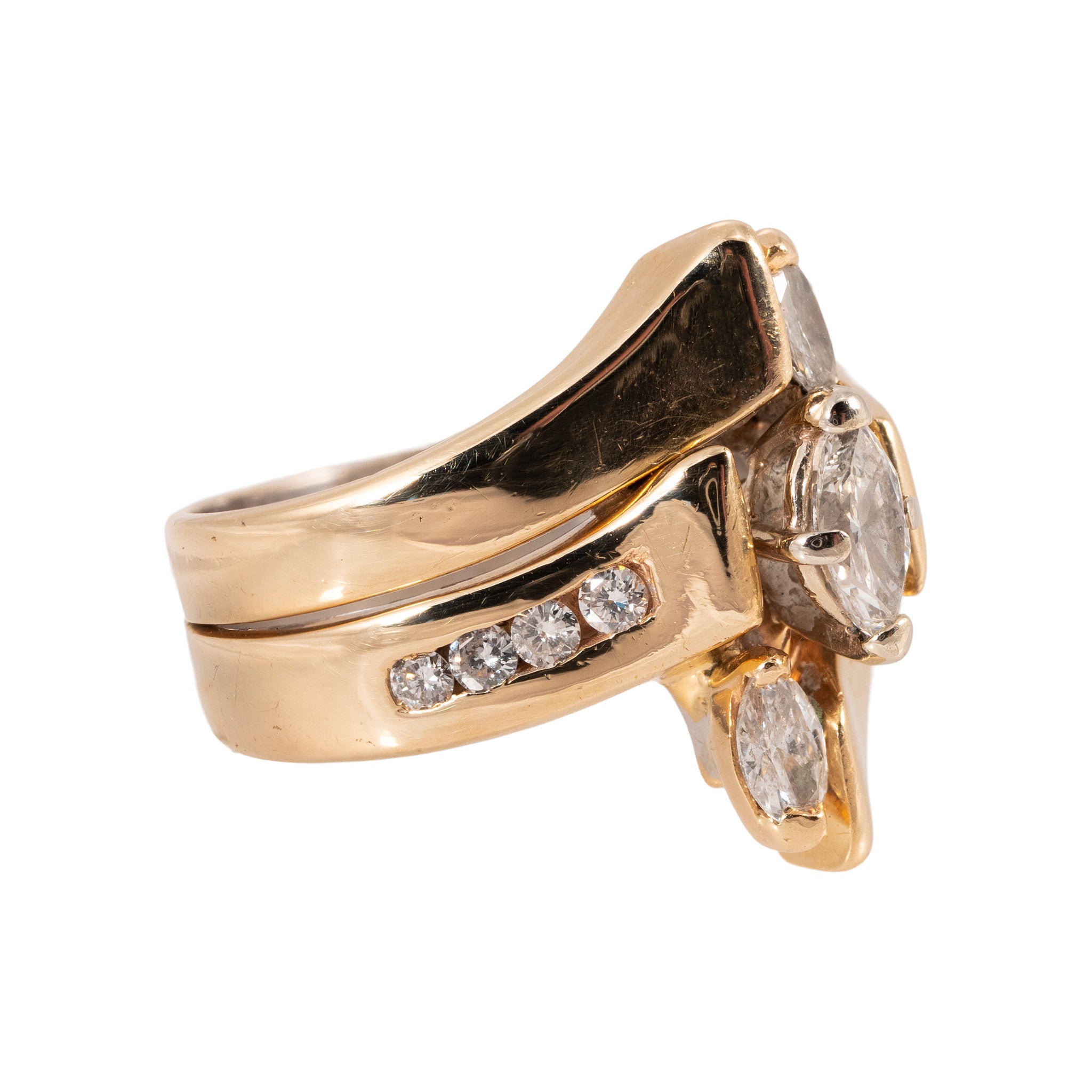 14K Gold Diamond Ring