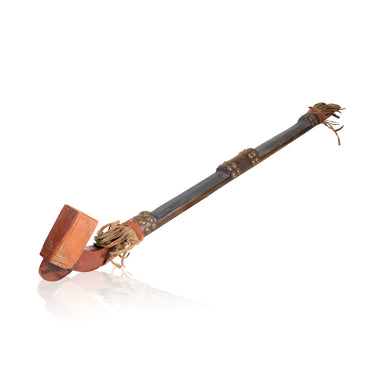 Crow Elbow Pipe, Native, Pipe, Catlinite