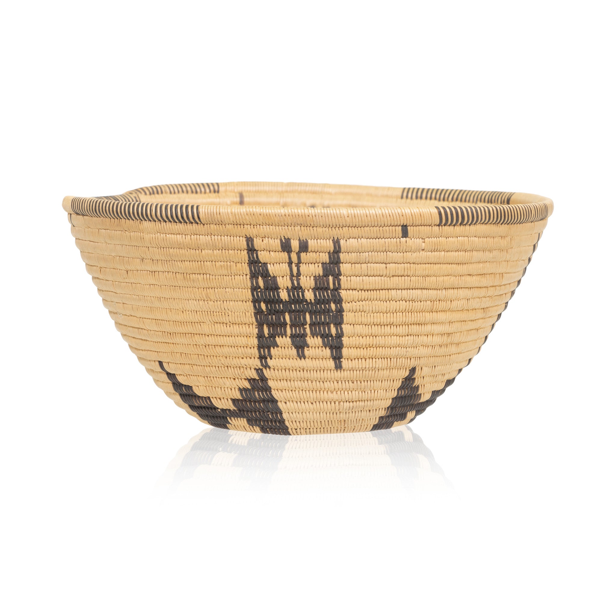 Panamint Butterfly Basket, Native, Basketry, Vertical