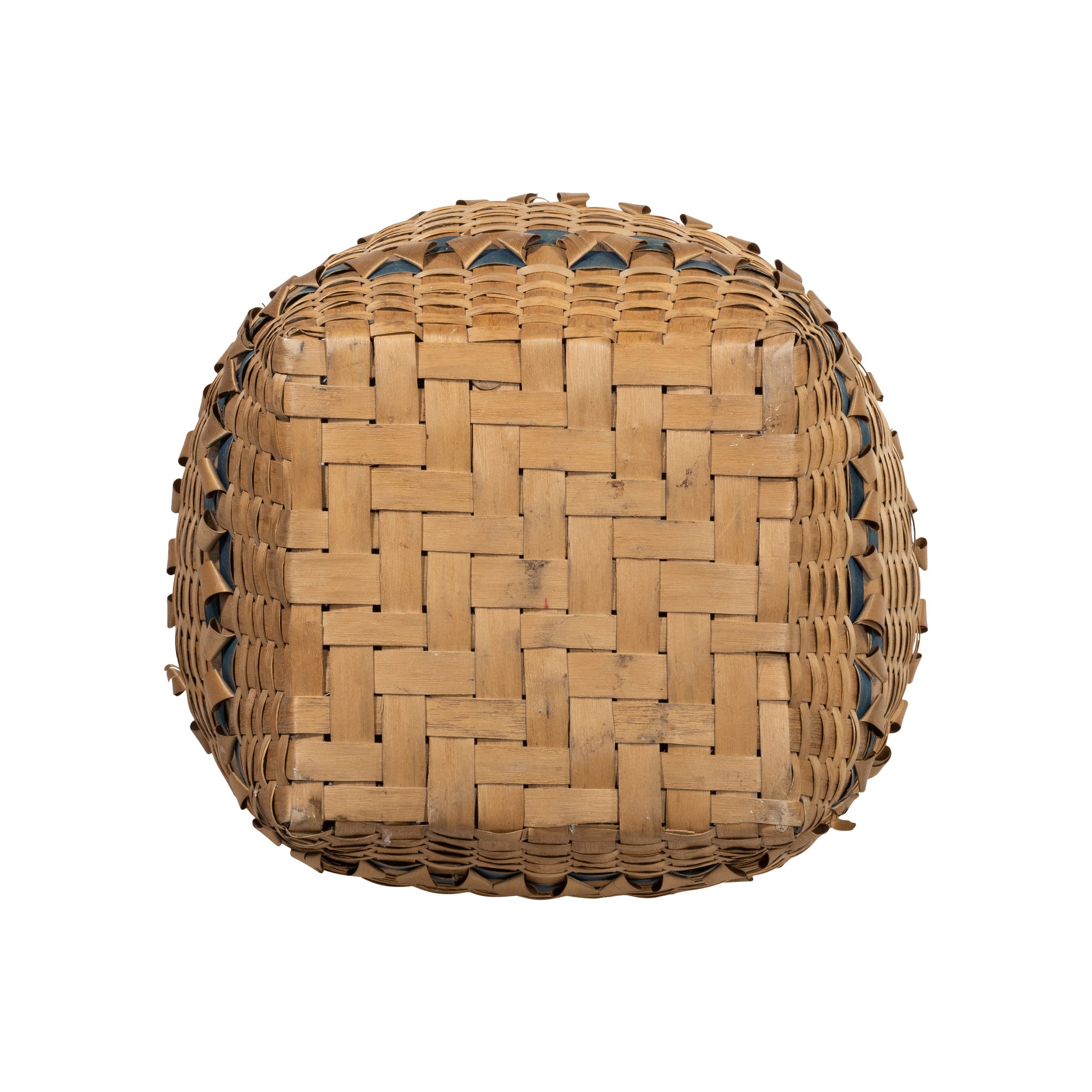 Chippewa Feather Basket