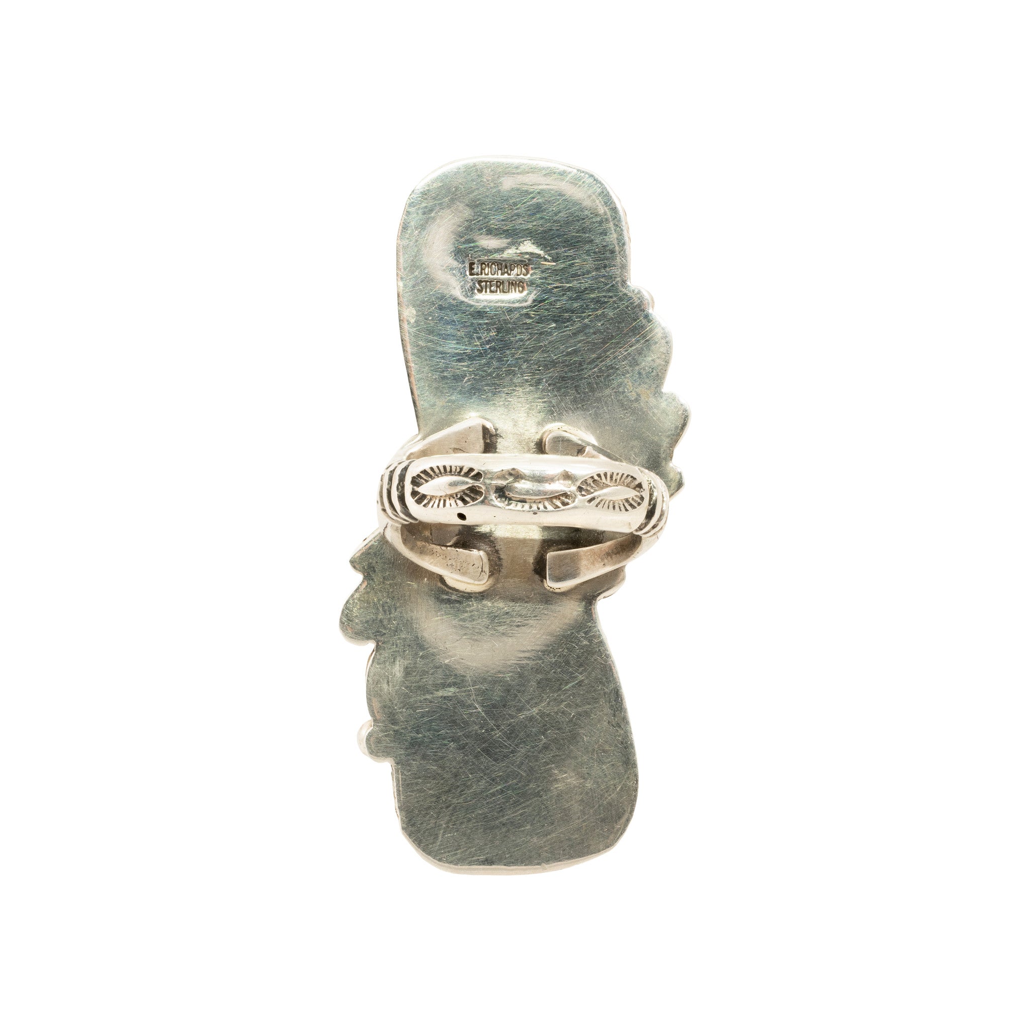 Navajo Lapis Double Stone Ring