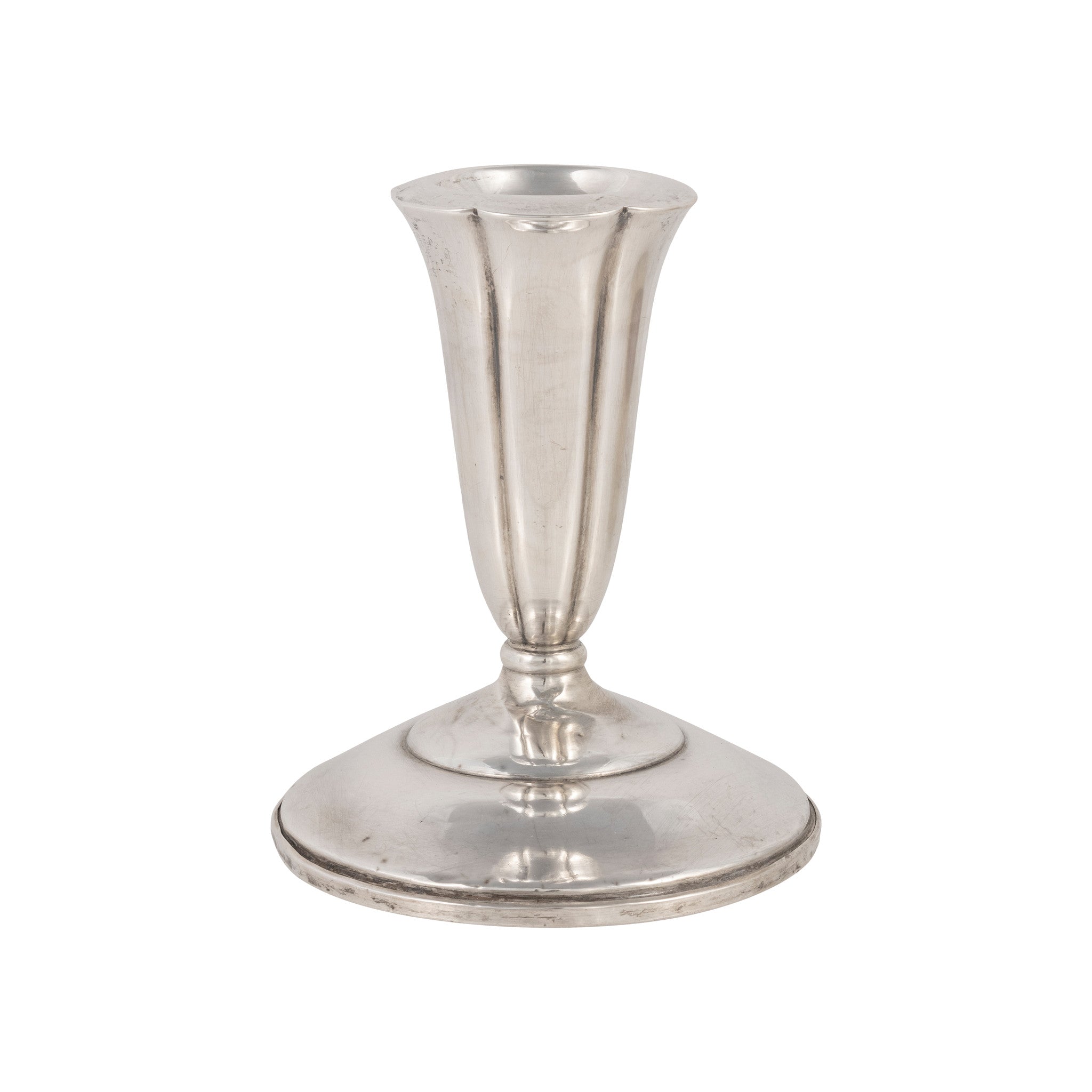 Sterling Tulip Candlesticks